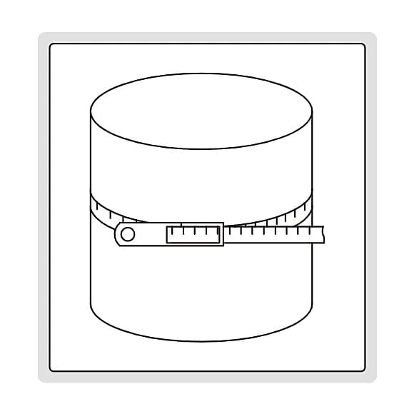 Insize 150 - 950 mm Circumference Meter (Economic Type), 7114-950