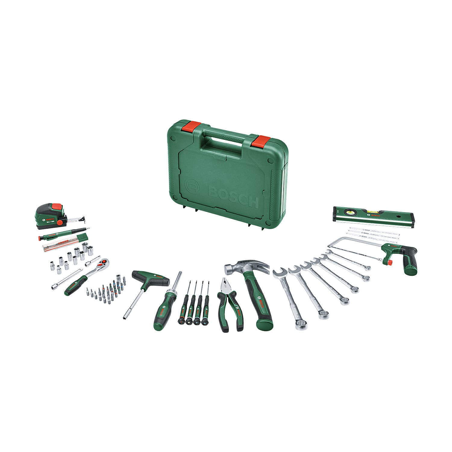 Bosch 64 Pcs Advanced Hand Tool Set, 1 600 A02 ZB3
