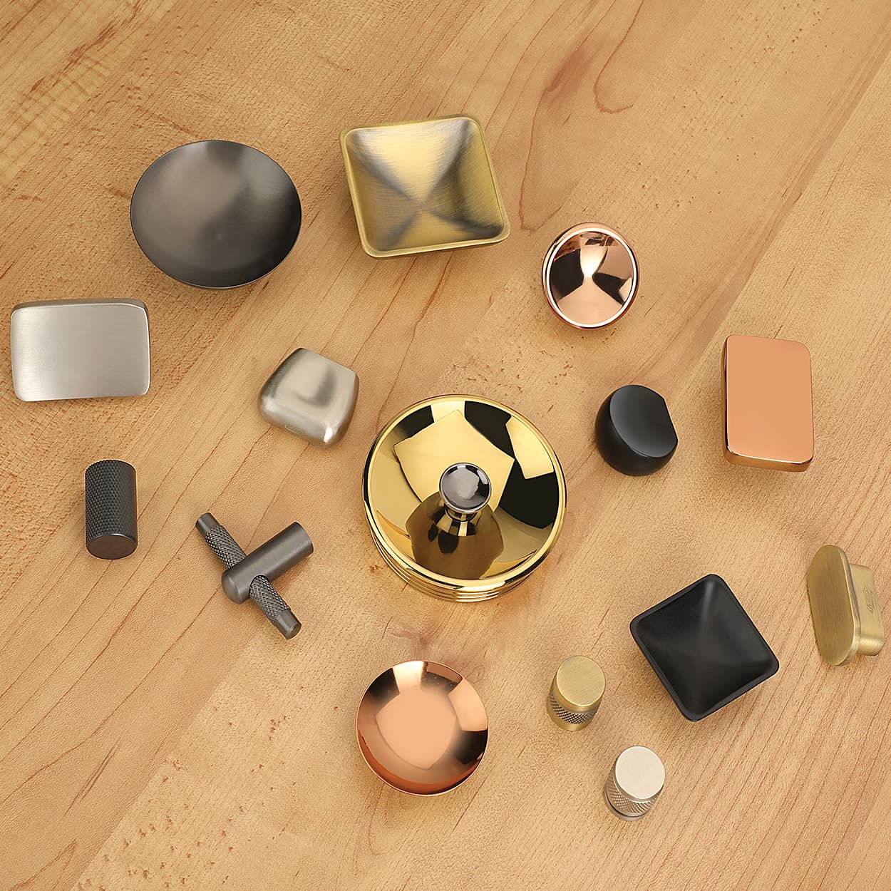 KBI Round Kadi (L) Brass Knob