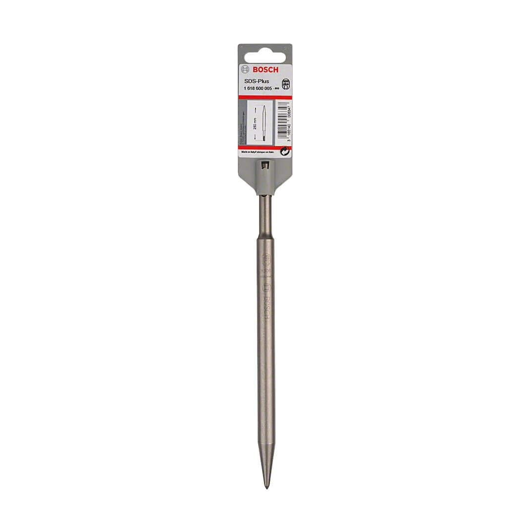 Bosch 250 mm Pointed Chisel with SDS Plus Shank, 2 608 690 583