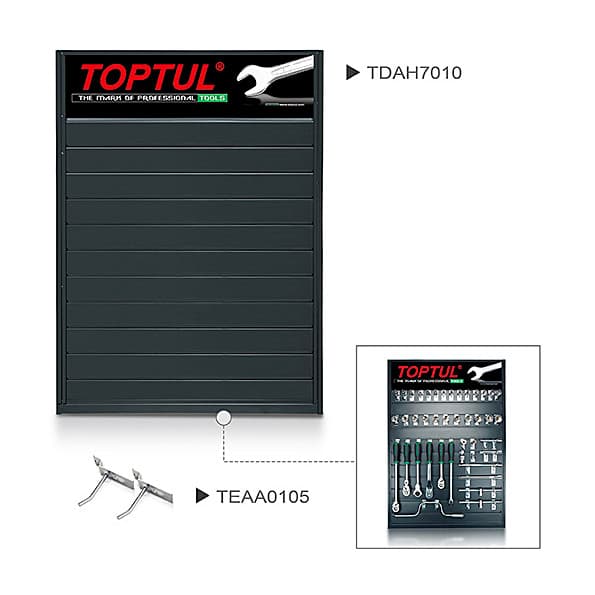 Toptul 700 x 1000 mm Merchandise Display Board (Tools Not Included), TDAH7010