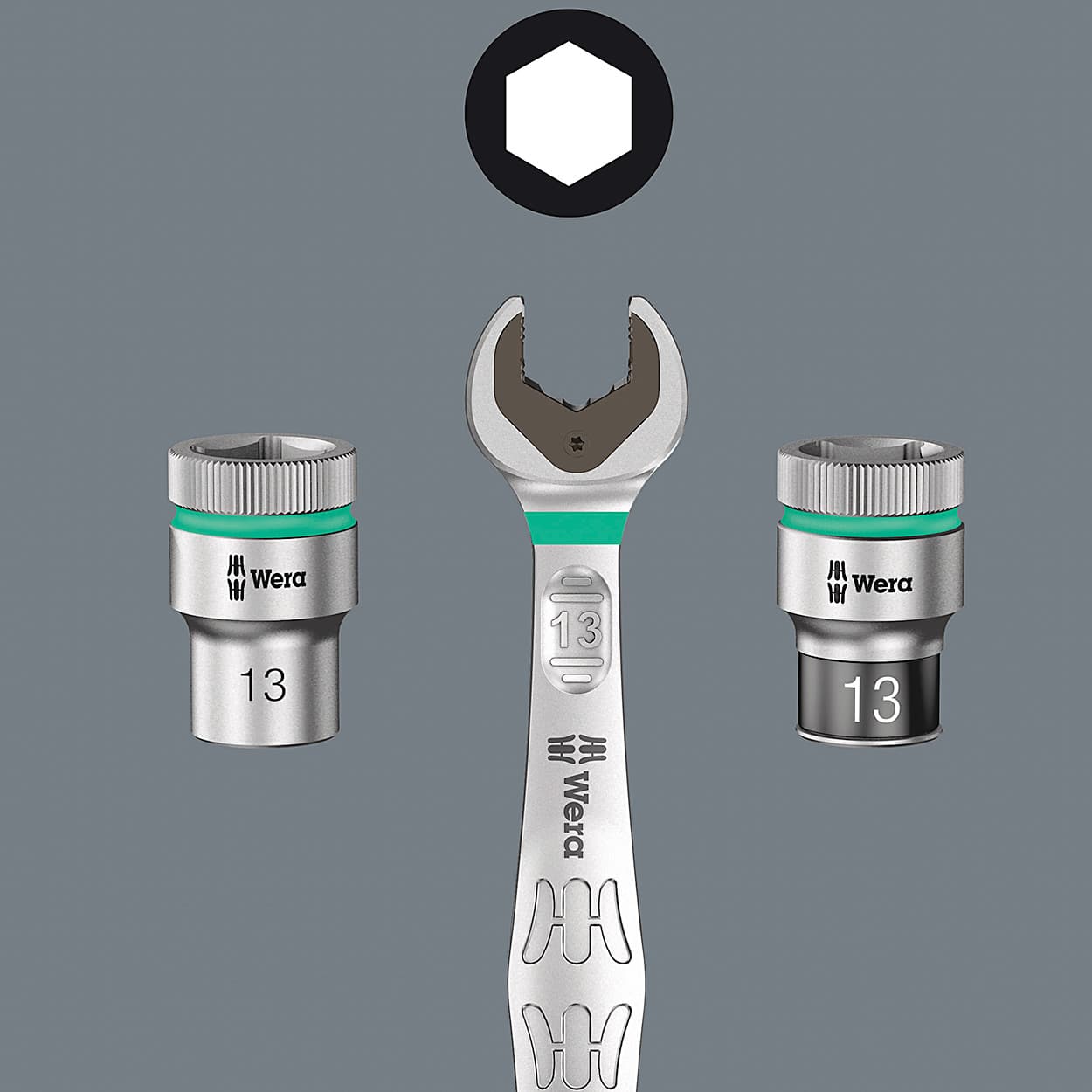 Wera 39 Pcs Bicycle Set 3 Socket Spanner, 05004172001