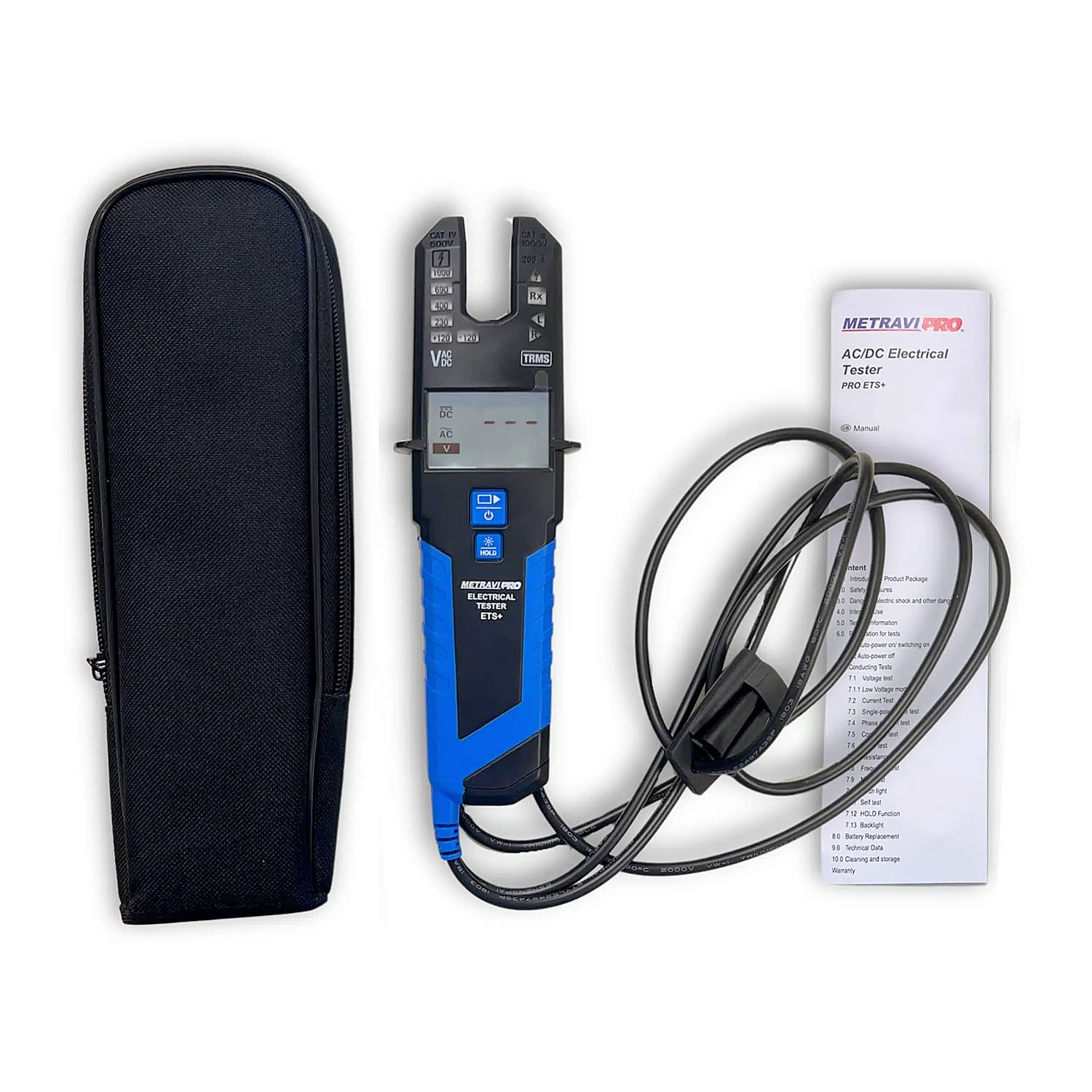 Metravi 0 - 1000V AC Voltage Smart Electrical Tester, PRO ETS