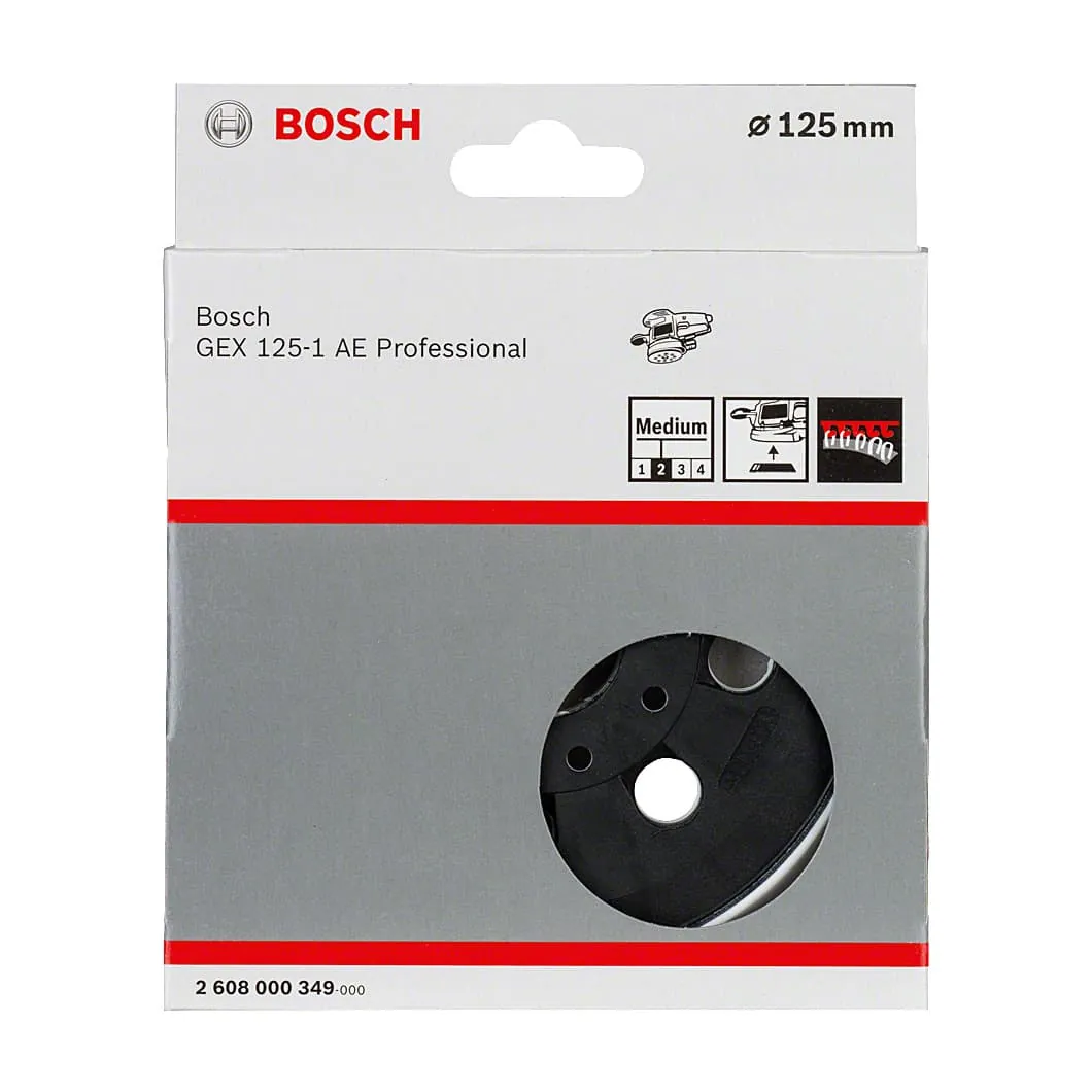 Bosch 125 mm Sanding Pads for Random Orbit Sanders, 2 608 000 349