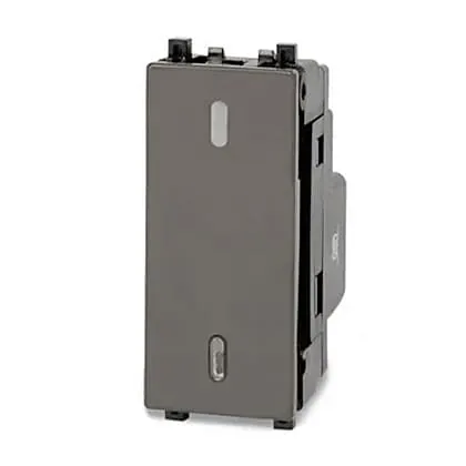 Schneider Electric Zencelo 16 - 20 Amp 2 Way Switch - Dark Grey (Pack of 10 Pcs), IN8402/16(BZ)