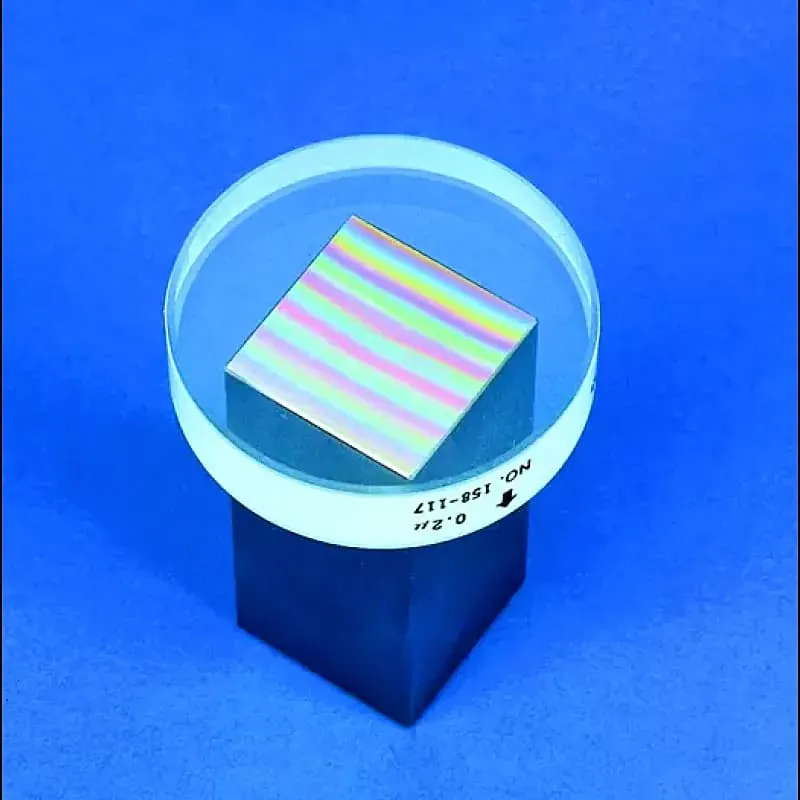 Mitutoyo 1.8 inch (Dia.) / 0.000004 inch (Flatness) Optical Flat, 158-122