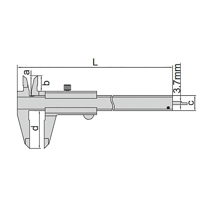 Insize 150 mm / 6 inch Vernier Caliper, 1205-1502S