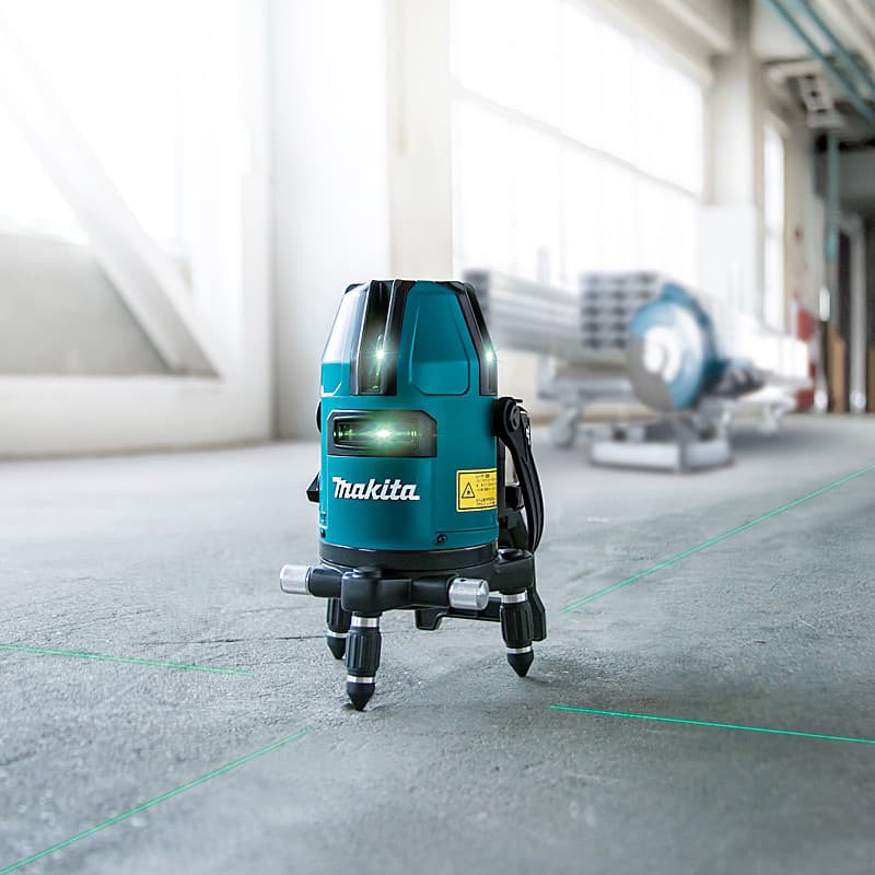 Makita 12V max CXT Li-Ion Rechargeable Green Multi Line Laser (Bare Tool), SK40GDZ