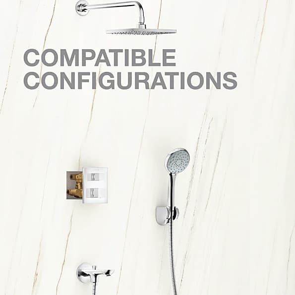 Kohler Autosense 235+ Thermostatic Recessed Bath & Shower 2-Way Valve, K-20740IN-A-NA