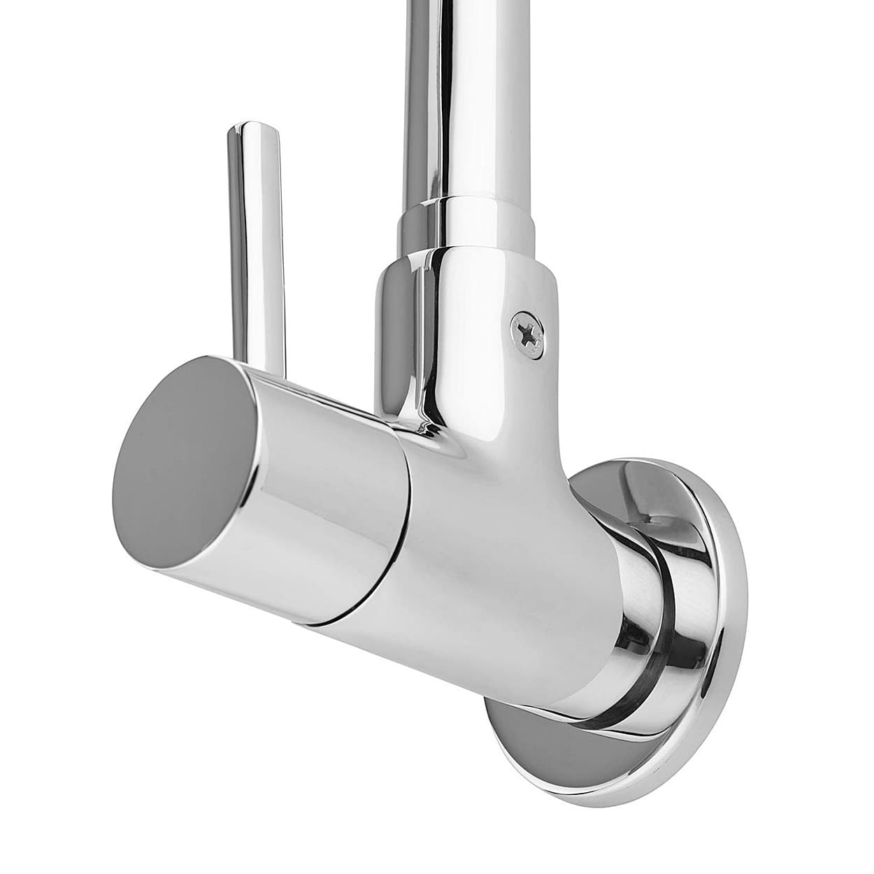 Kohler Cuff Single Handle Wall Mount Cold Only Kitchen Faucet In Polished Chrome Finish, K-37314IN-4-CP