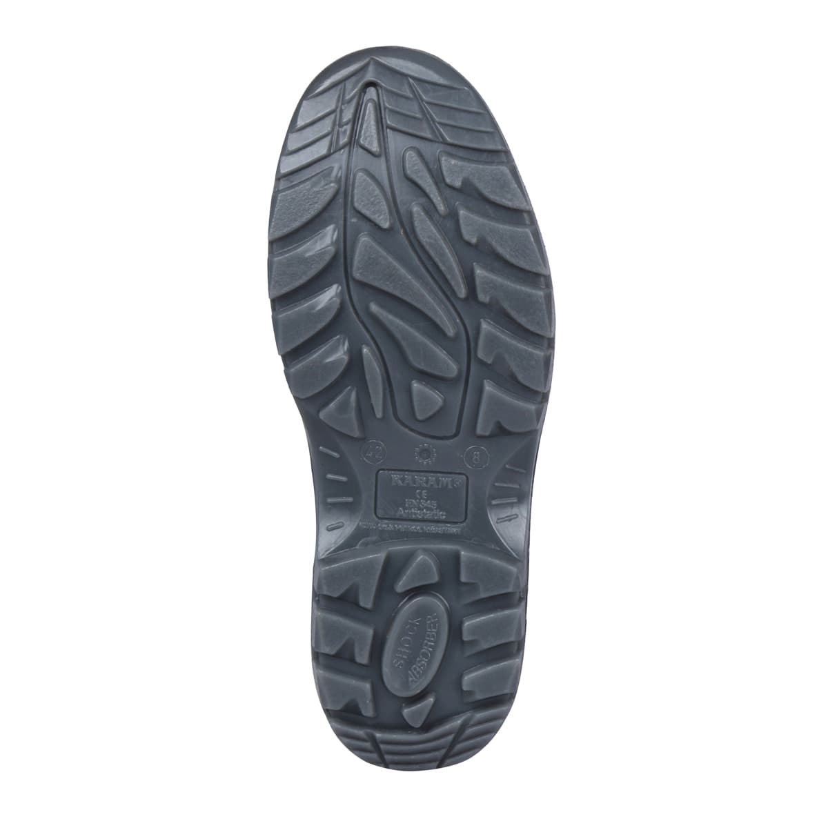 Karam Men's Executive Abwarf Safety Shoe - Steel Toe (White), FS13RG