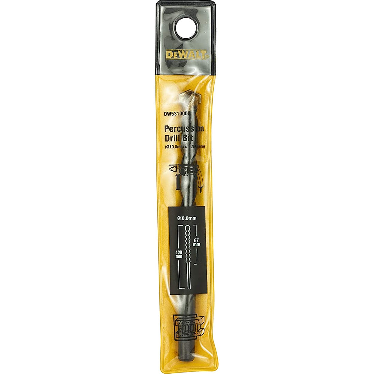 Dewalt 10 x 120 mm Masonry Drill Bit, DW531000C-B1