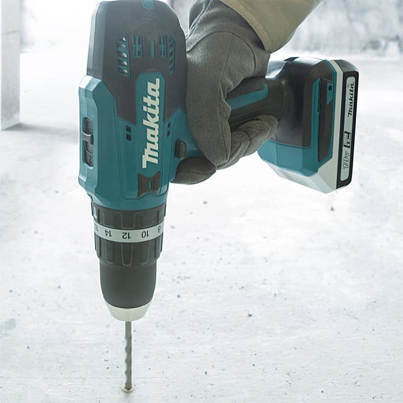 Makita 18V Li-Ion 13 mm (1/2") Cordless Hammer Drill Driver (Bare Tool), HP488DZ
