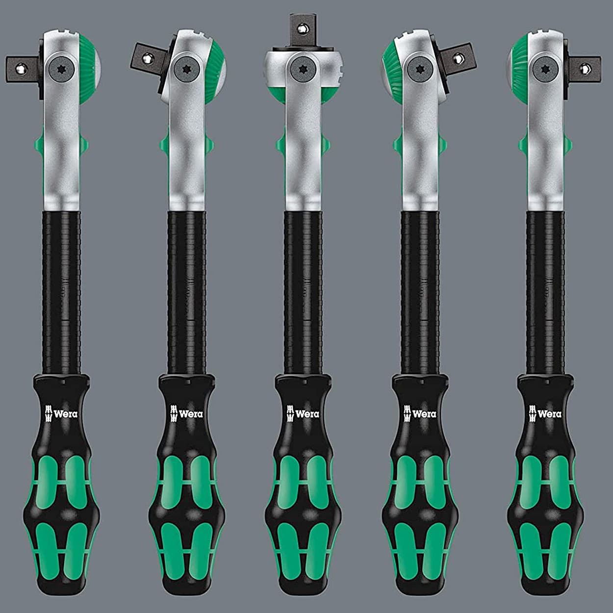 Wera 28 Pcs 8100 SA 6 Zyklop Speed Ratchet Set 1/4" Drive Metric, 05004016001