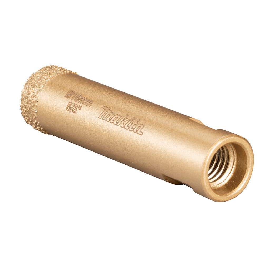Makita 16 mm Dia x M10 mm Vacuum Brazed Diamond Core Bit, D-75122