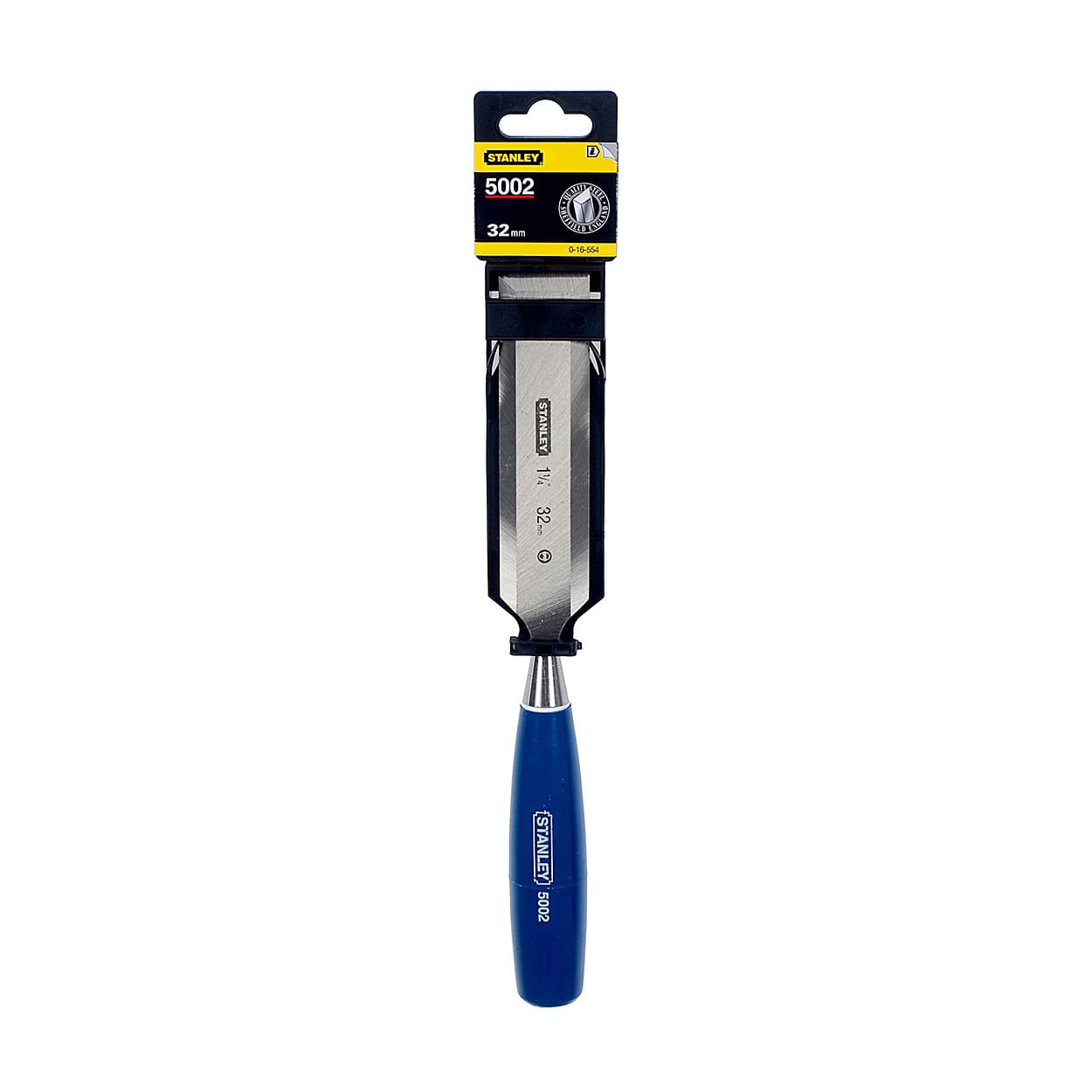 Stanley 32 x 342 mm (5002 Series) Bevel Edge Wood Chisel, 0-16-554