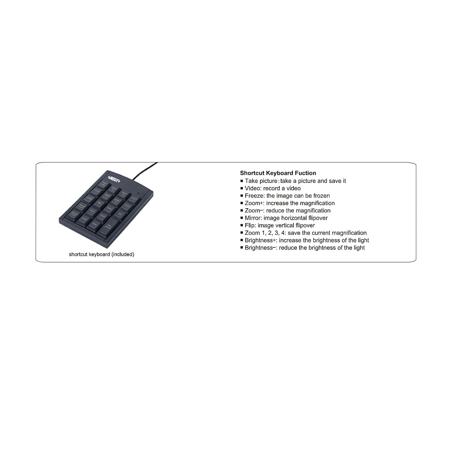 Insize 10 - 68.5X Motorized Zoom Microscope with LCD Display, 5325-VM100