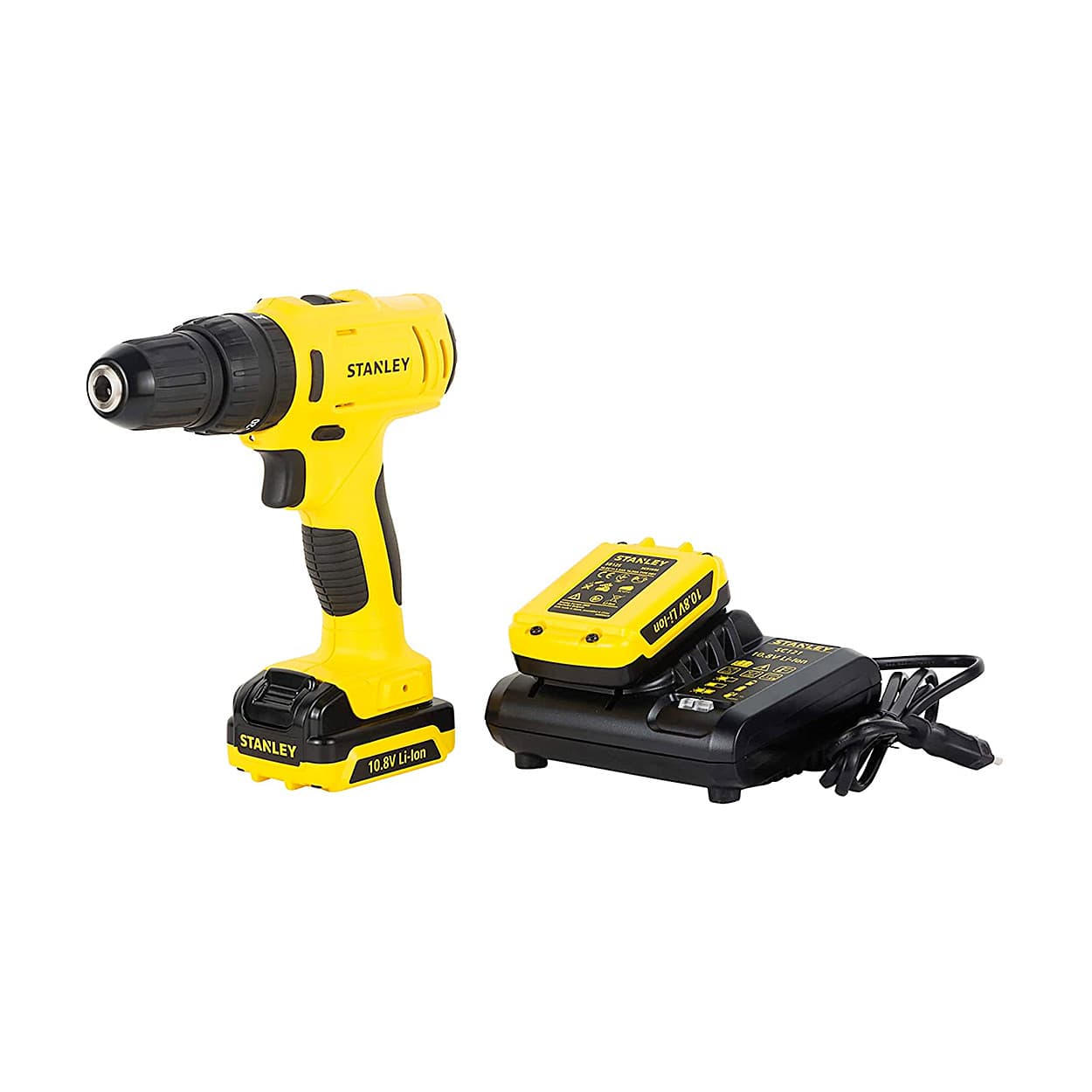 Stanley 10.8V / 1.5 Ah / 10mm Hammer Drill Driver (Cordless), SCH12S2KA