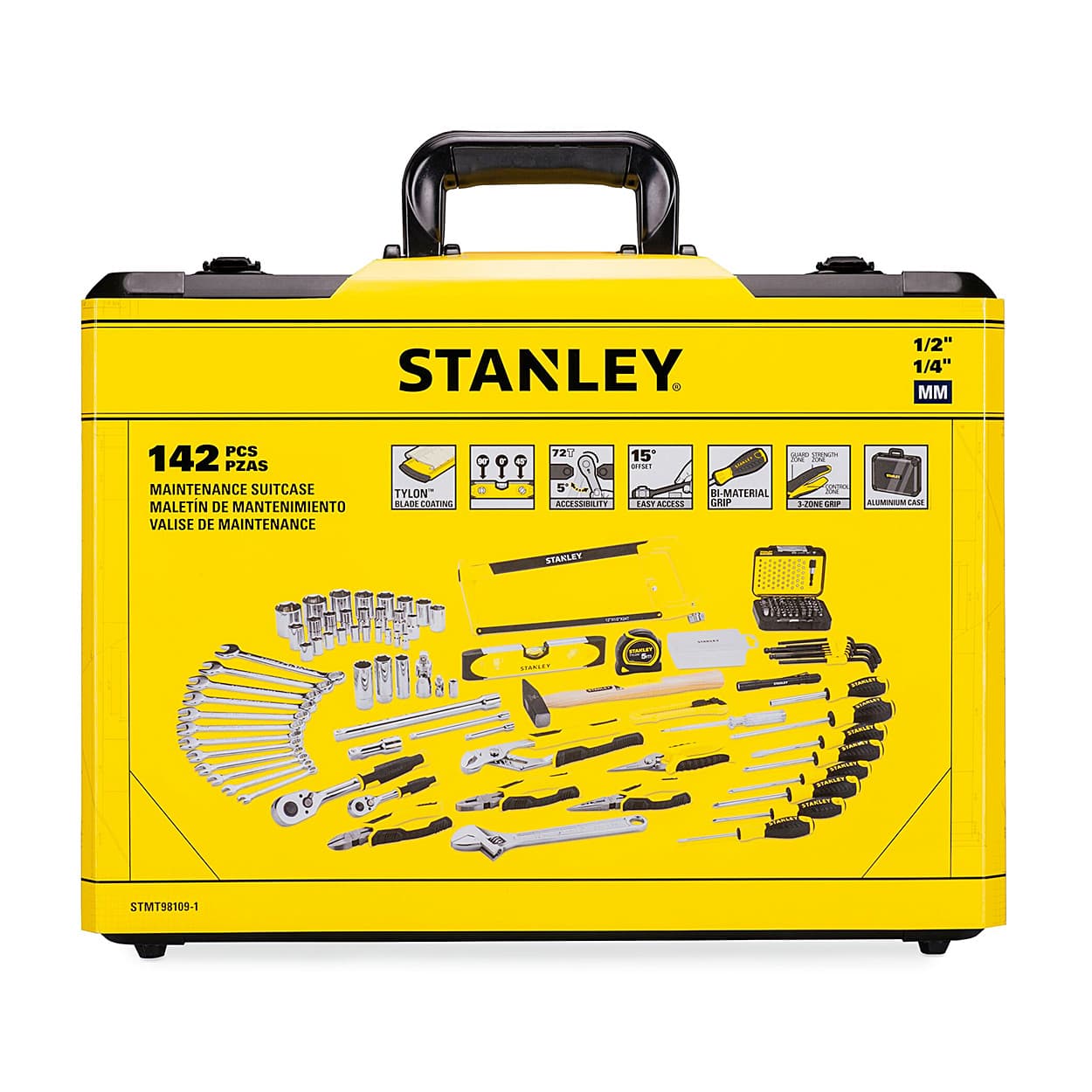 Stanley 142 Pcs Maintenance Suitcase, STMT98109-1