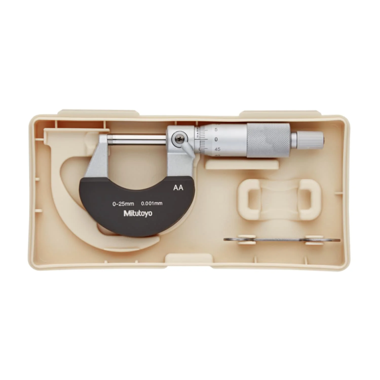 Mitutoyo 0 - 25 mm Outside Micrometer with Friction Thimble, 102-313