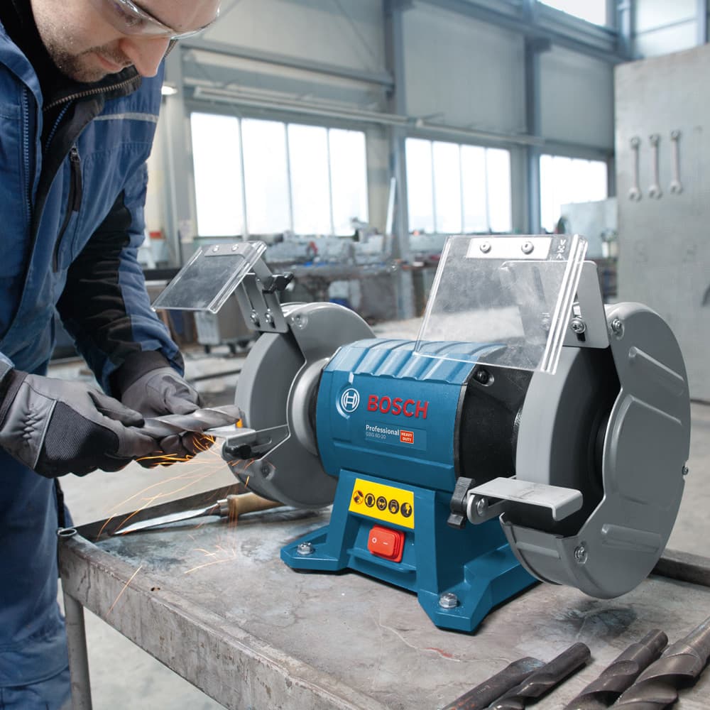 Bosch 200mm / 8 inch 600W Professional Double-Wheeled Bench Grinder, GBG 60-20