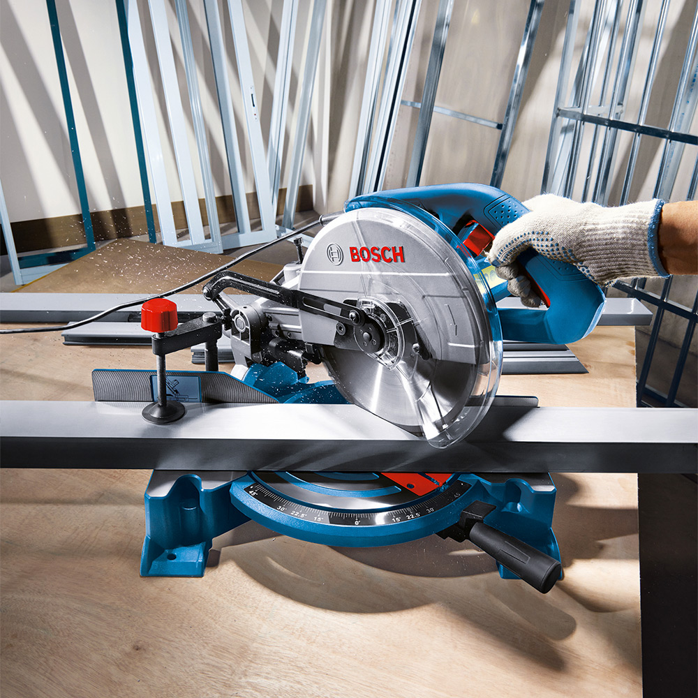 Bosch 254mm 1700W Professional Slide Mitre Saw, GCM 10 MX