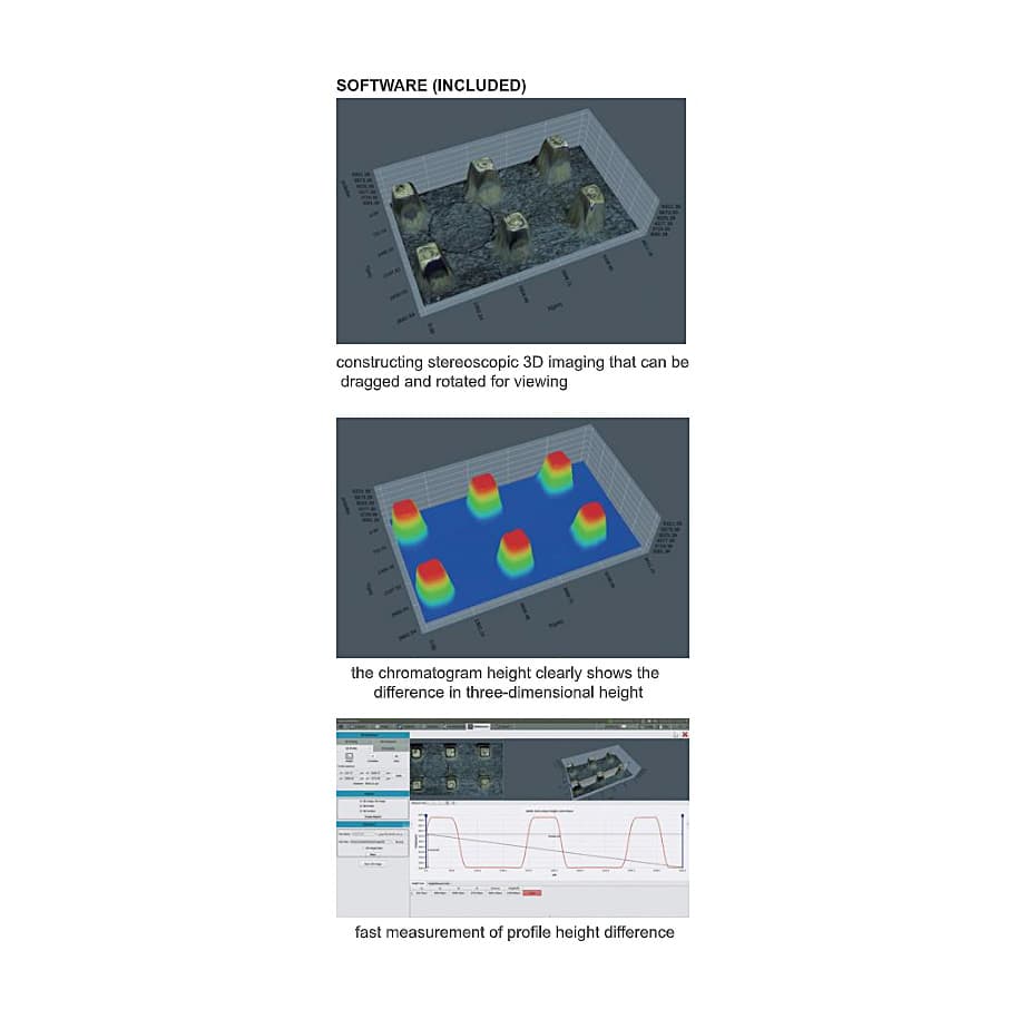 Insize Large Depth of Field 3D Measuring Microscope, 5324-K210