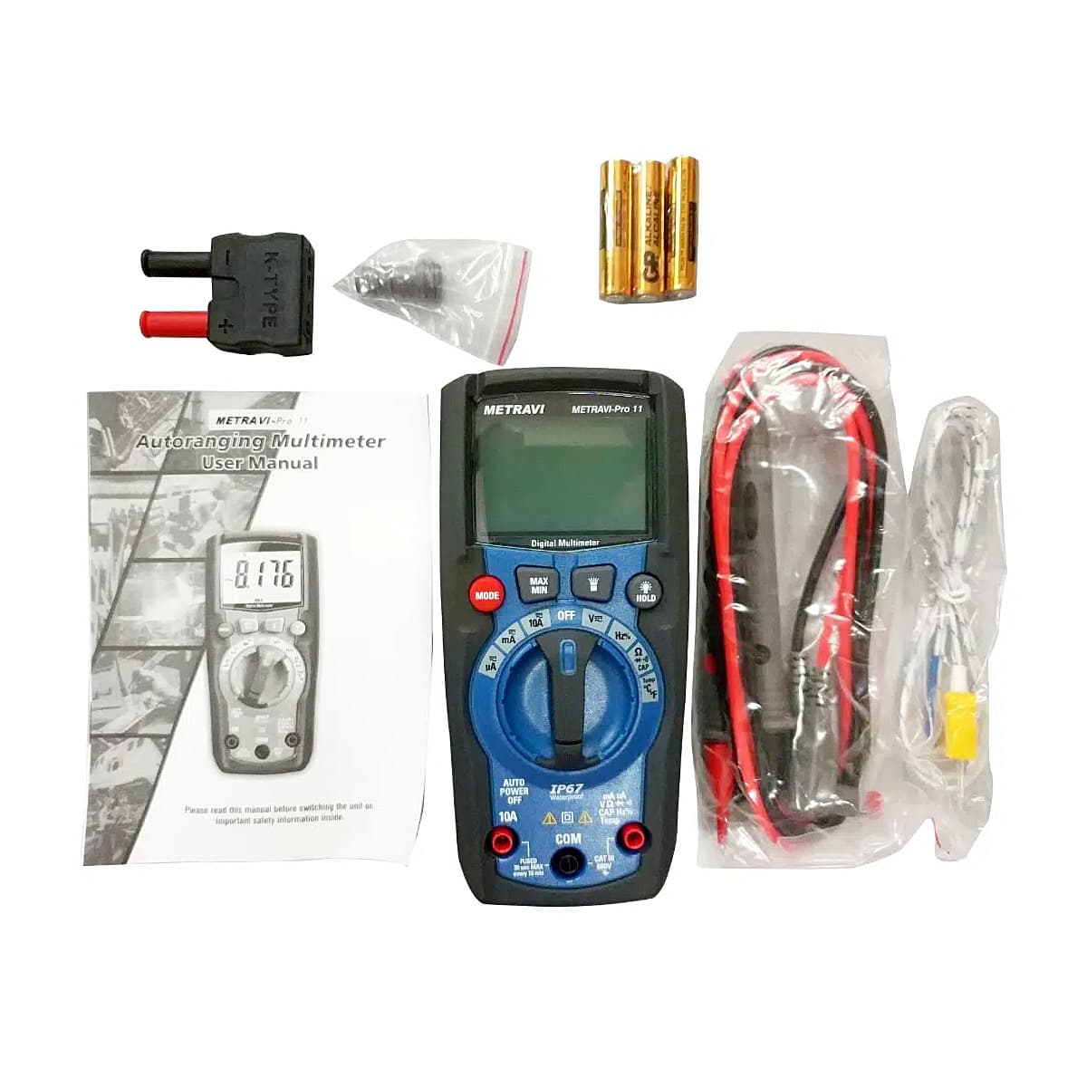 Metravi 4000 Counts / 600V Next-Gen Compact Digital Multimeter, Pro-11