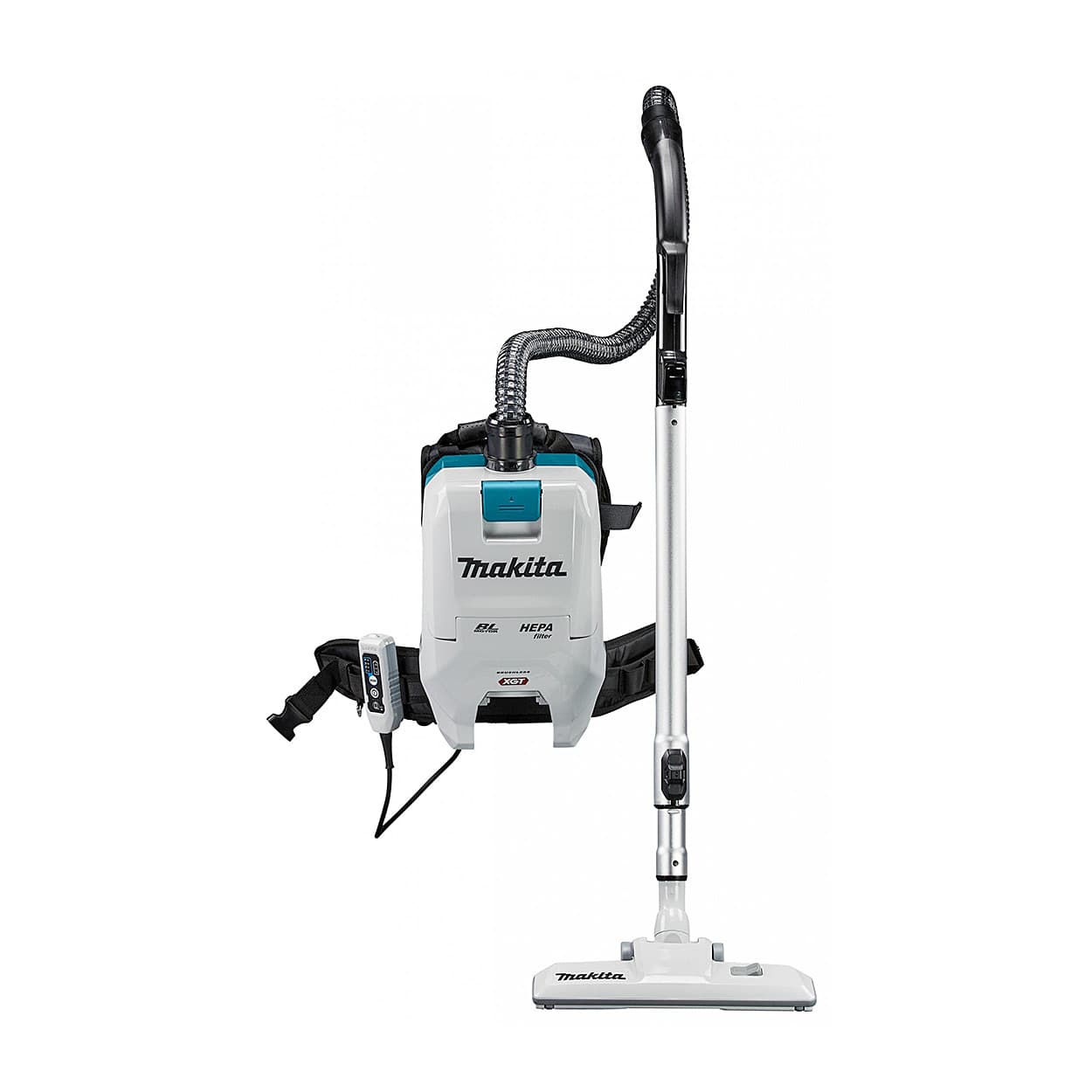 Makita 40Vmax XGT BL 2.0 Ltr Cordless HEPA Backpack Vacuum Cleaner (Bare Tool), VC008GZ