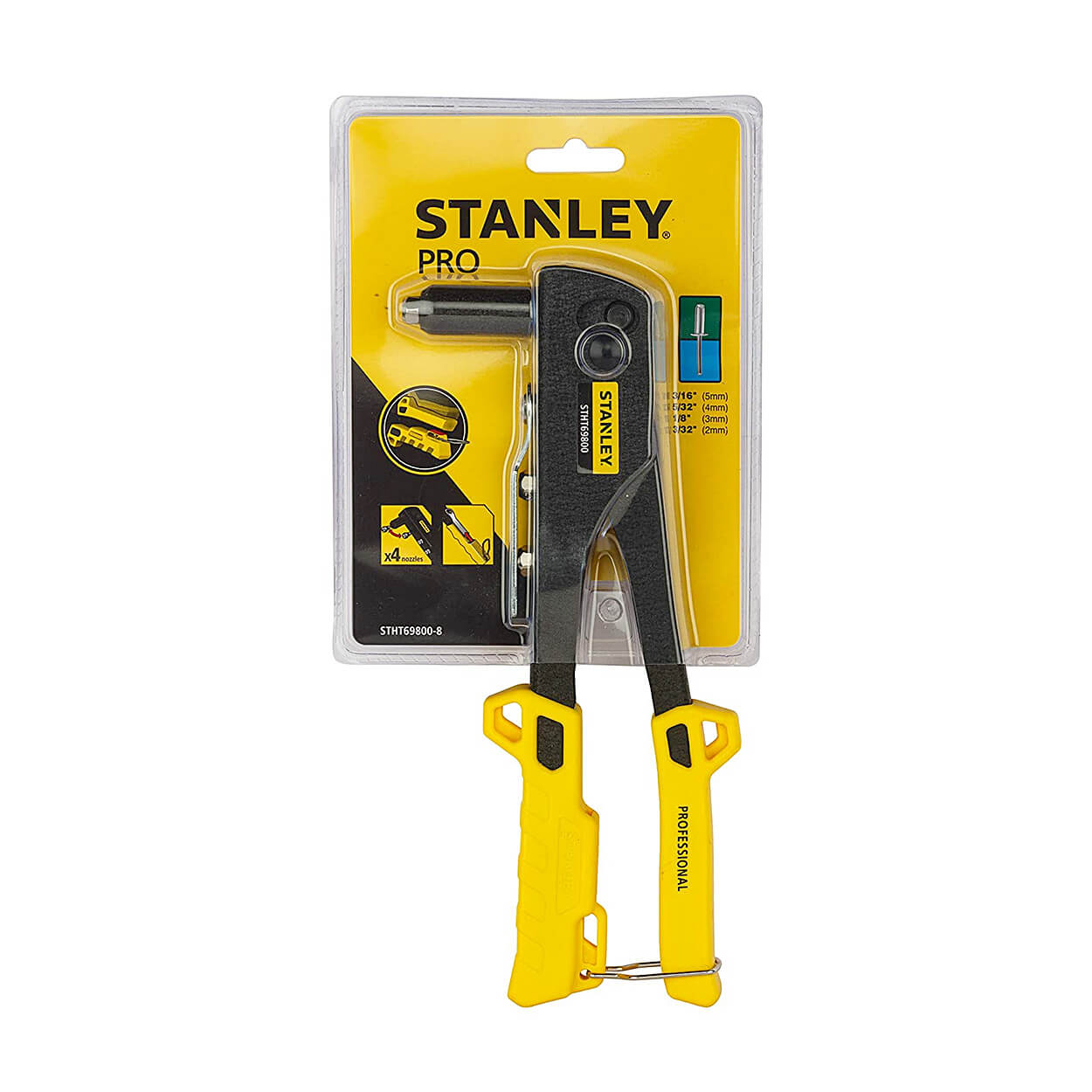 Stanley 4 Nozzles Heavy Duty Riveter, STHT69800-8