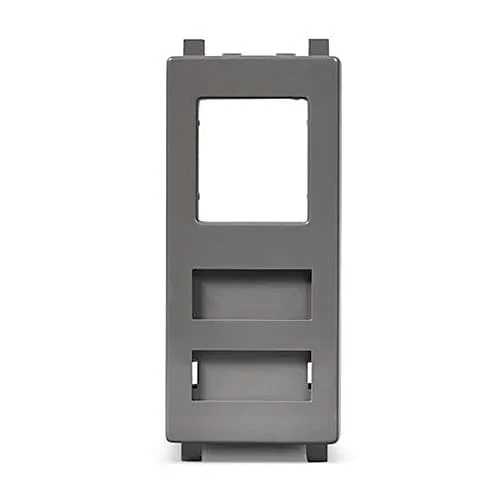 Schneider Electric Zencelo RJ 45 Cat 6 Data Outlet With Shutter - Dark Grey (Pack of 10 Pcs), IN8431RJ6(BZ)