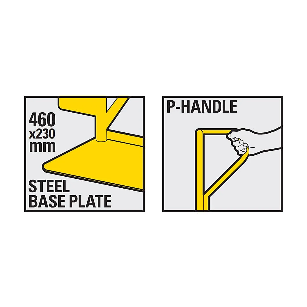 Stanley 300 Kg Load Capacity P-Handle Steel Hand Truck, SXWT-HT538