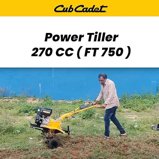 Cub Cadet 270cc Power Tiller, FT 750