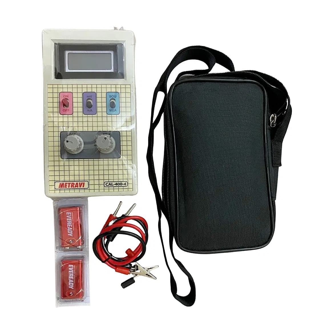 Metravi 4-1/2 Digits Hand Held mV mA Calibrator, CAL-400-4