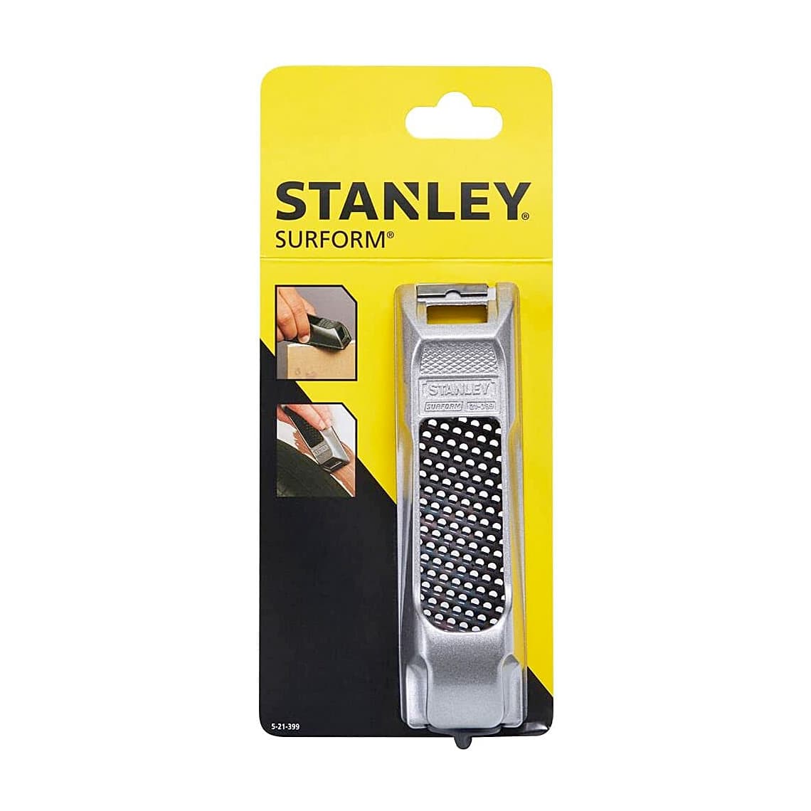 Stanley 155 mm / 6 inch Surform Metal Body Block Plane, 5-21-399