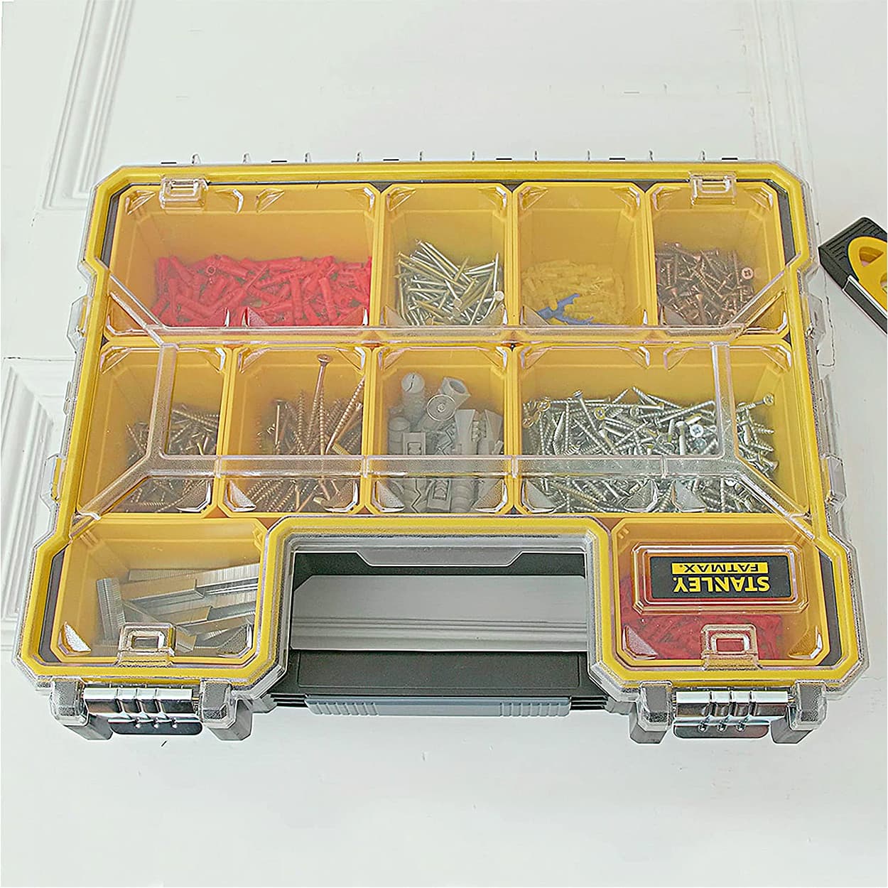 Stanley 18 Inch FatMax Deep Professional Organizer With Metal Latches, 1-97-518