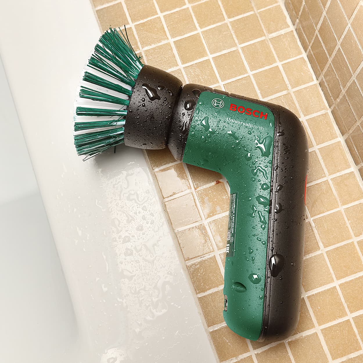 Bosch 215 RPM Cordless Cleaning Brush (Universal Brush), 0 603 3E0 050