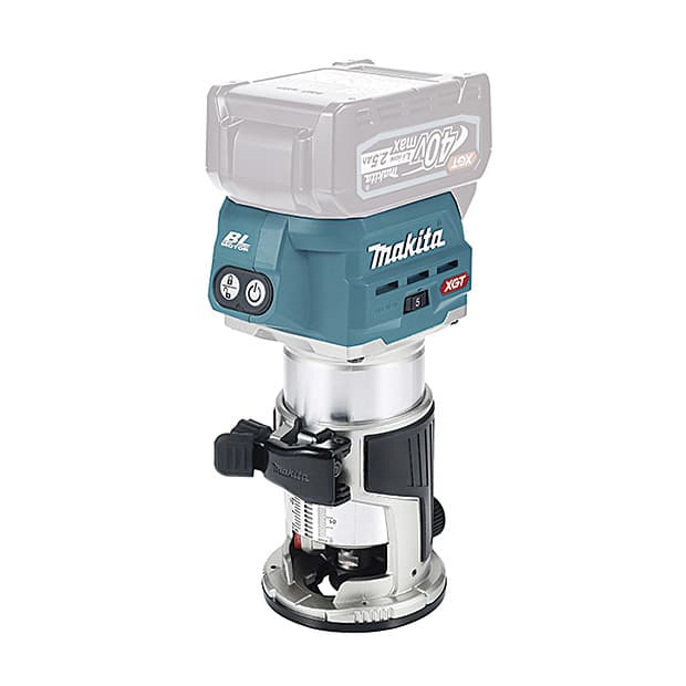 Makita 40Vmax XGT BL mm 9.53 mm (3/8") Cordless Trimmer with Rapid Charger & 2 Pcs 4.0Ah Batteries, RT001GM207