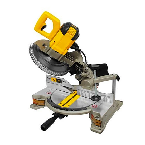 Dewalt 1650W / 250mm Compound Mitre Saw with 80T TCT Blade, DW714-IN