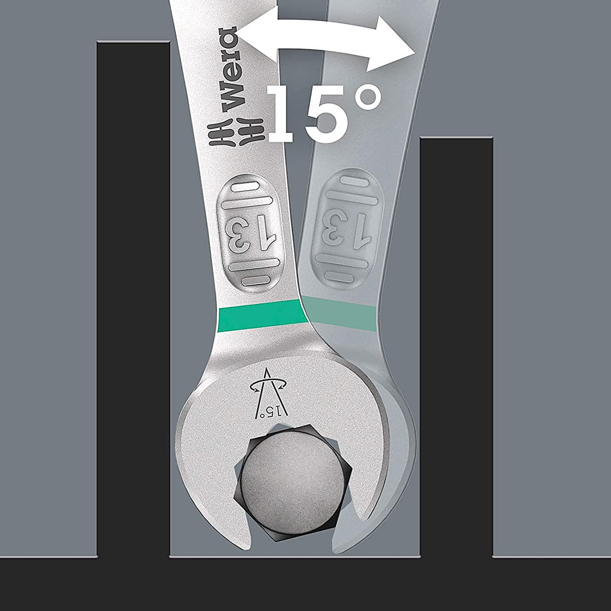 Wera 6003 Joker 11 Set 1 Combination Wrench, 05020231001