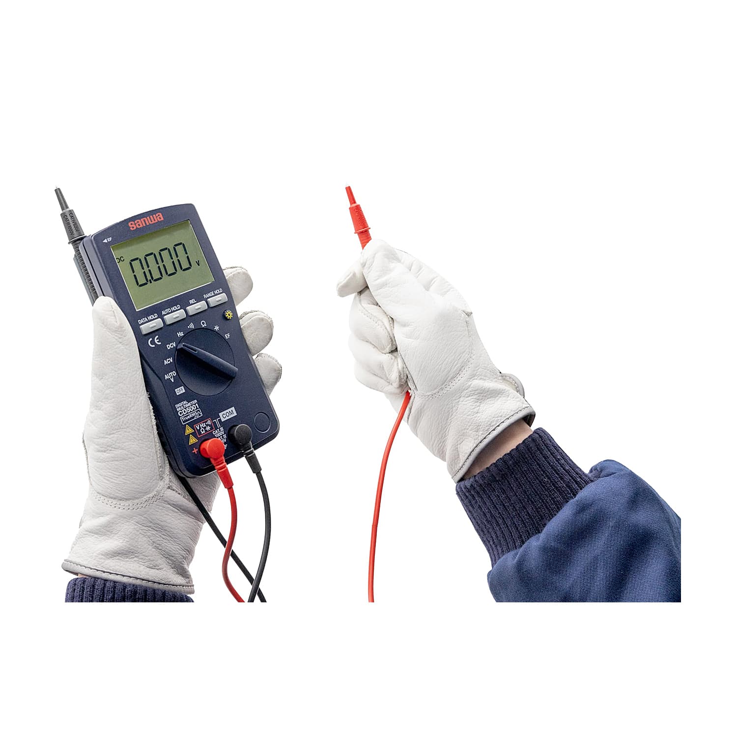 Sanwa 4 Digit / 9999 Count TRMS Digital Multimeter, CD5001