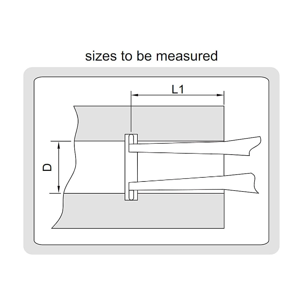 Insize 12.7 - 165 mm Digital Internal Caliper Gauge (Economic Type), 2711-165