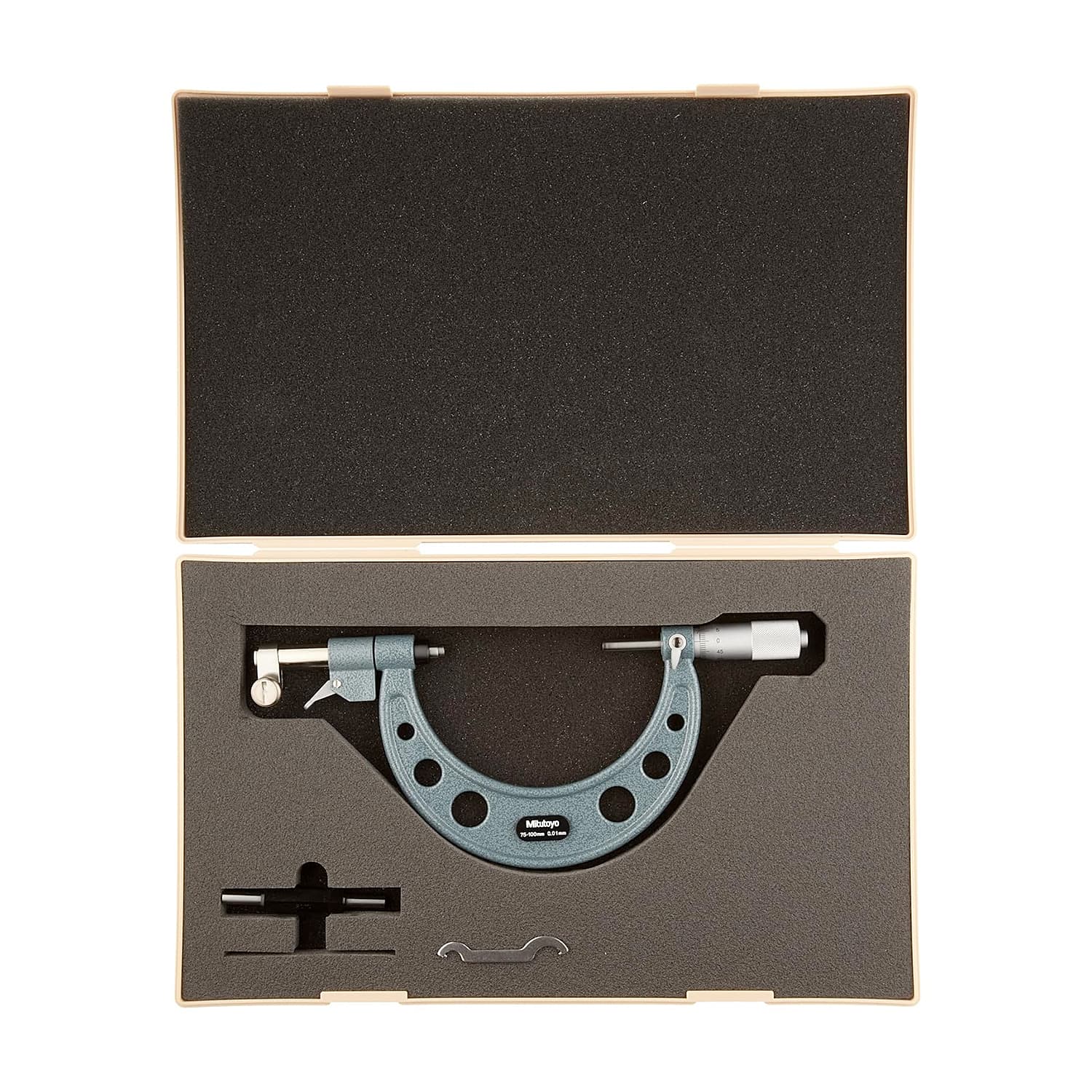 Mitutoyo 75 - 100 mm Indicator Type Micrometer without Indicator, 107-204