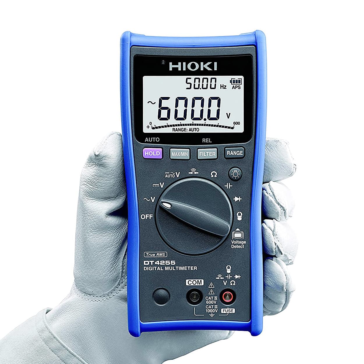 Hioki 40 V - 600 V AC Premier Pocket Digital MultiMeter, DT4255