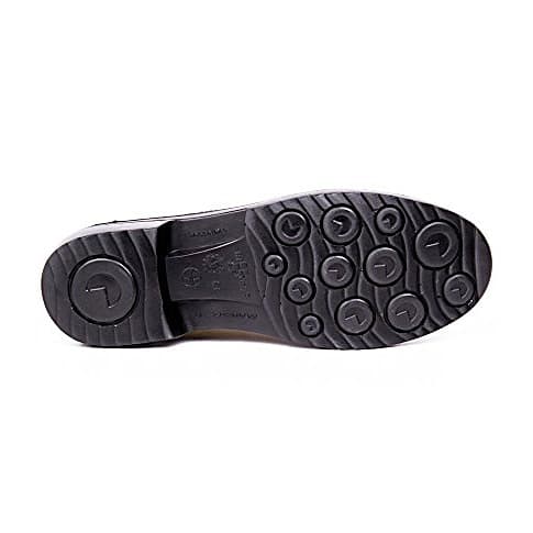 Hillson ISI Marked Single Density Grain Leather LF 02 Ladies Safety Shoes - Steel Toe (Black)