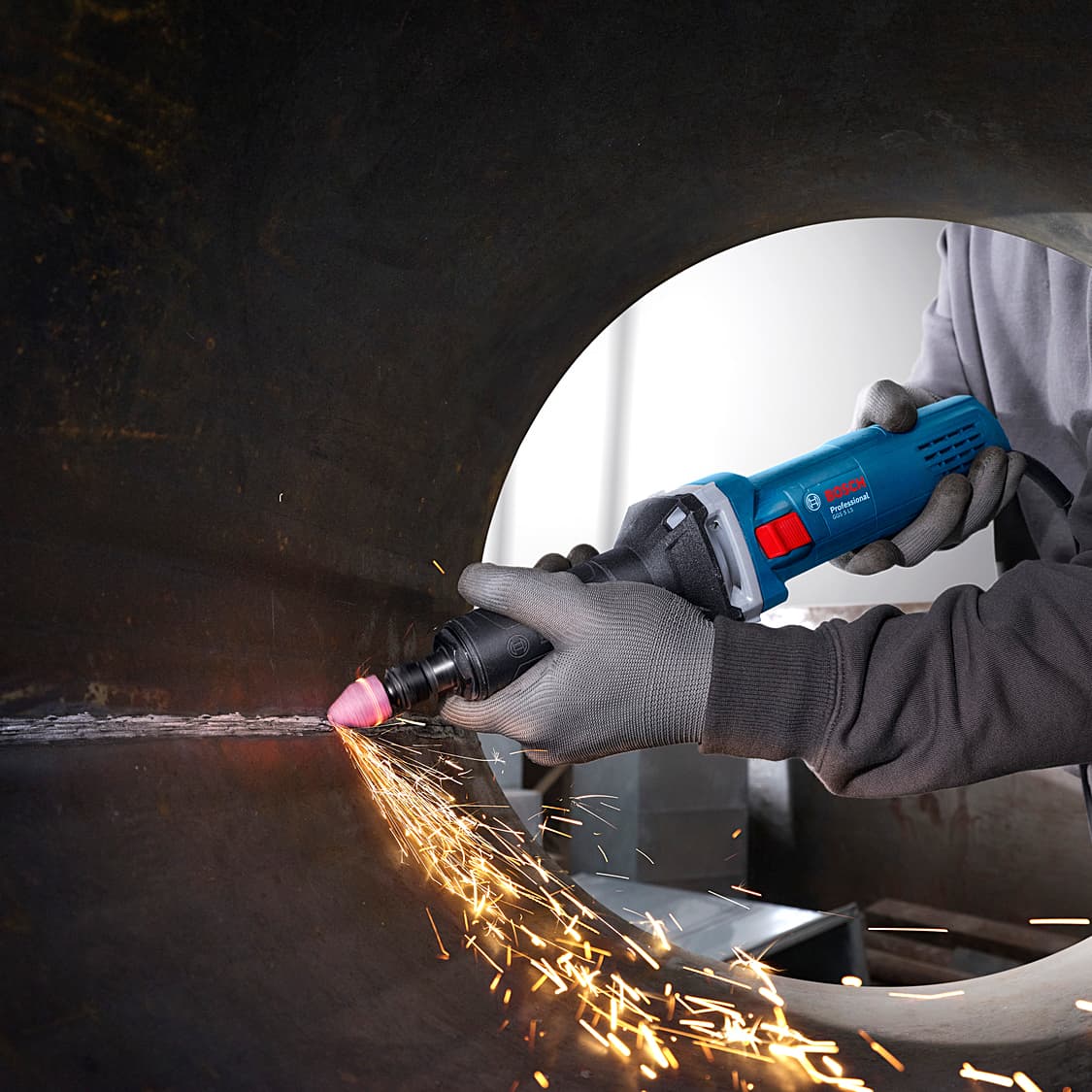Bosch 550W 43 mm Professional Straight Grinder, GGS 5 LS