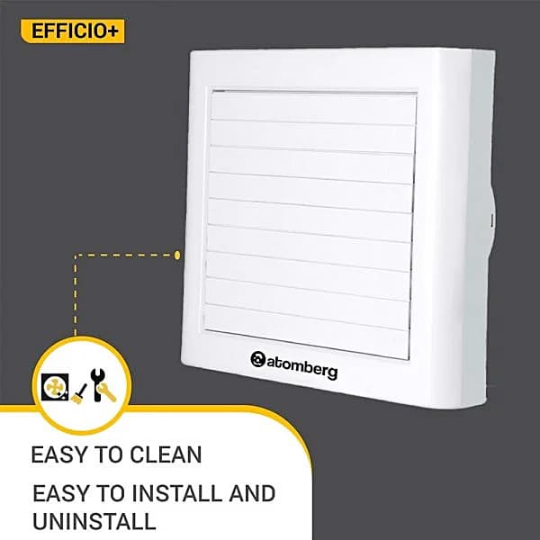 Atomberg Efficio+ 150 mm Energy Saving Exhaust Fan With BLDC Motor (White)