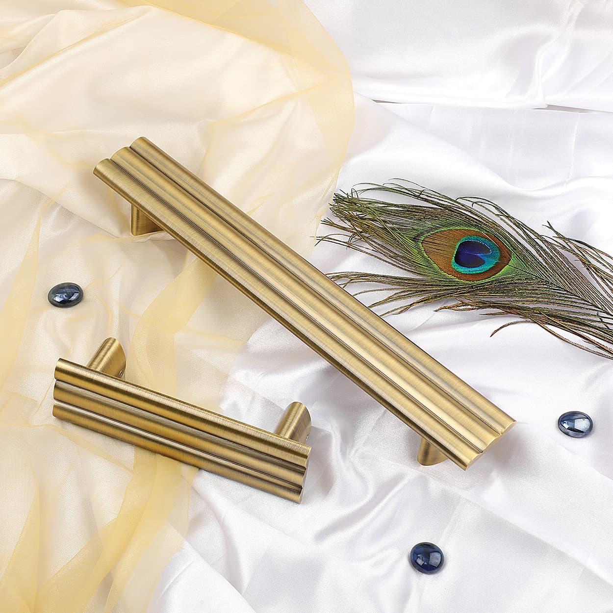 KBI Lotus Rose Gold PVD Door Handle