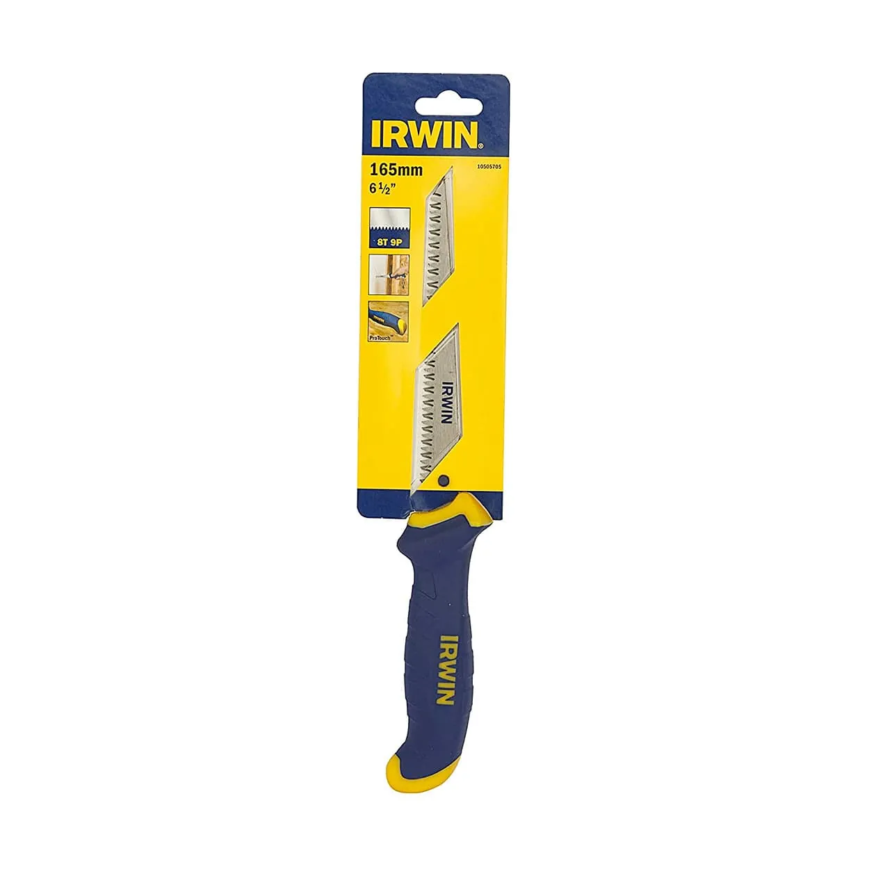 Irwin 165 mm / 6-1/2 Inch Metal Blade Plasterboard Saw (Protouch), 10505705