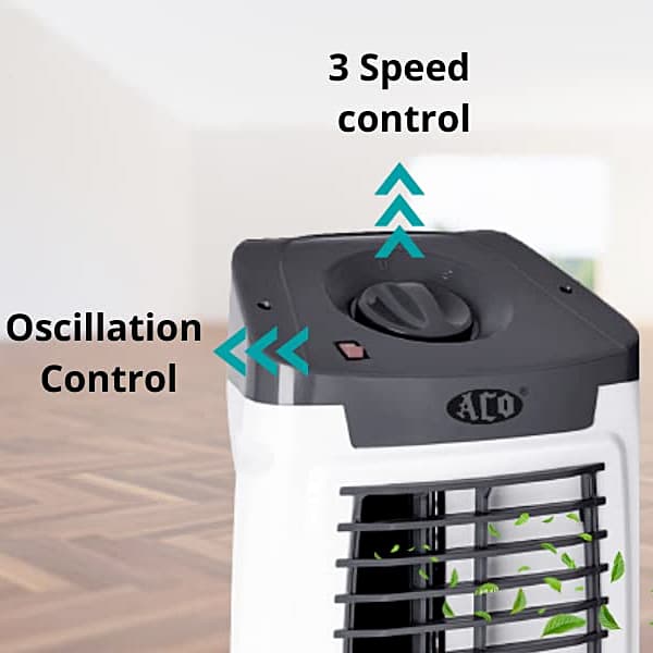 Aco 1250 RPM Jumbo Tower Fan with Rotating Base, A-103-P